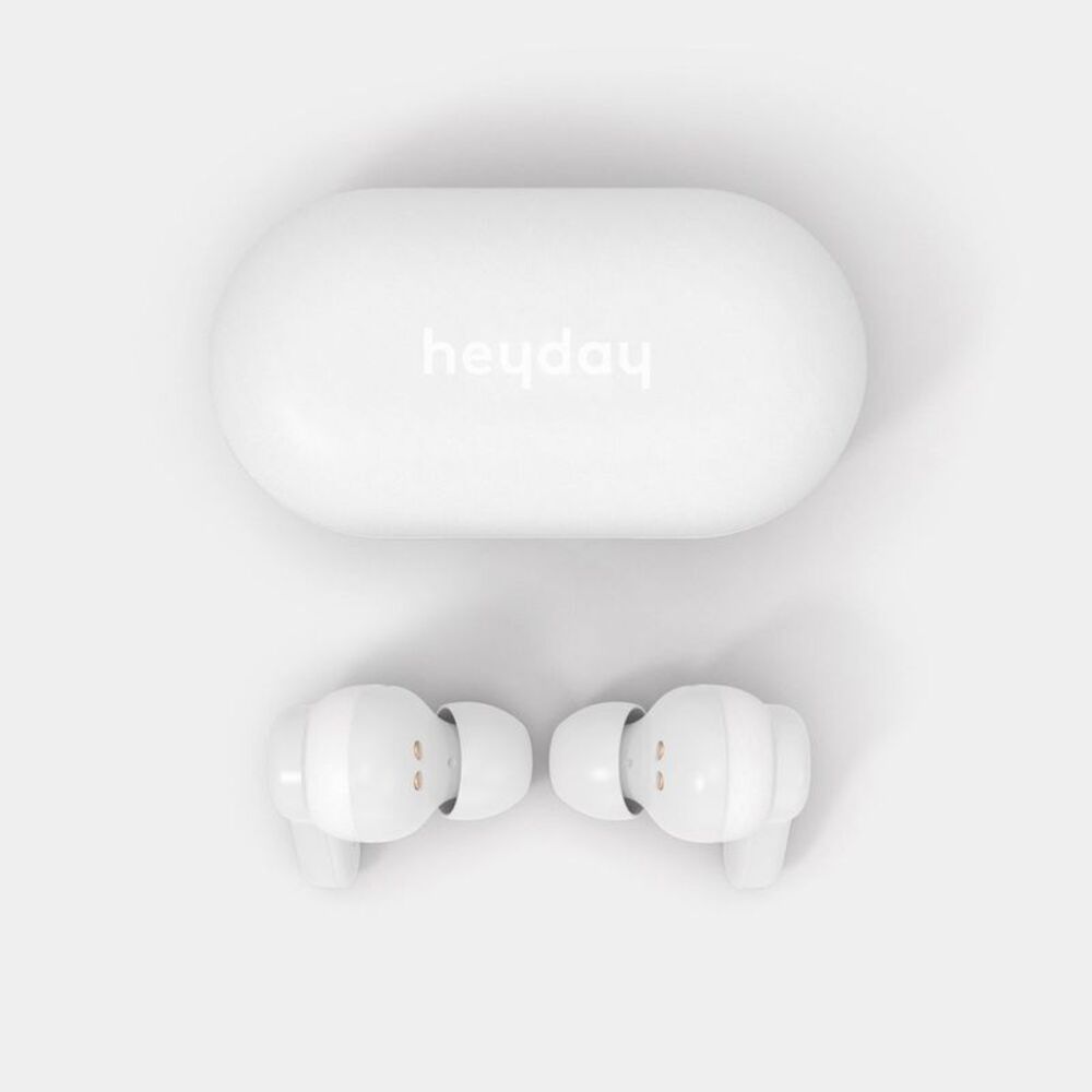 Open Box - Heyday - True Wireless Earbuds Active Noise Cancelling - he White